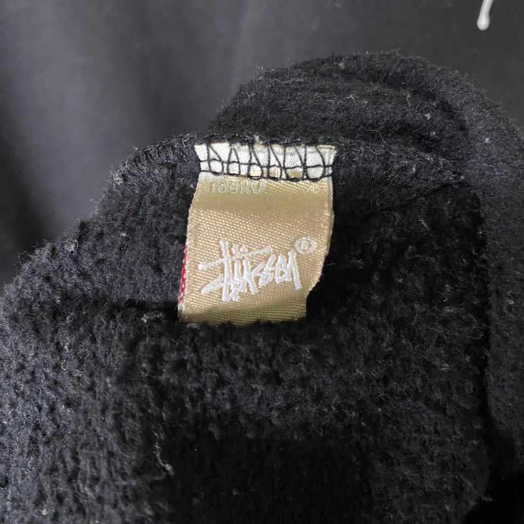 Stussy スウェット ブラック M ストックロゴ　ゆるだぼ 定番