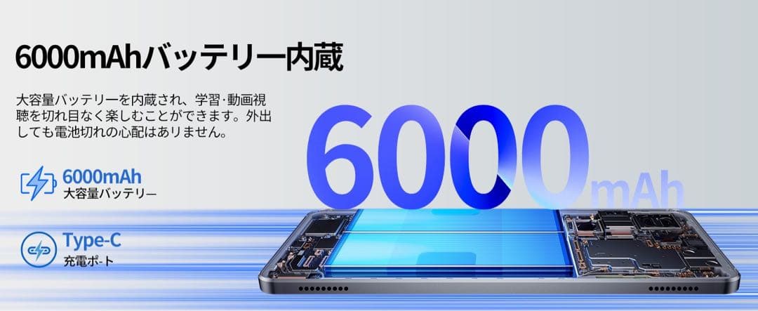 Android15 タブレット 10インチ Wi-Fiモデル 1TB拡張 8コア