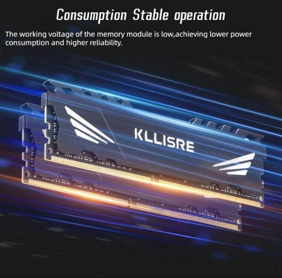 KLLISRE 8GB DDR4 3200MHz メモリー 2個セット