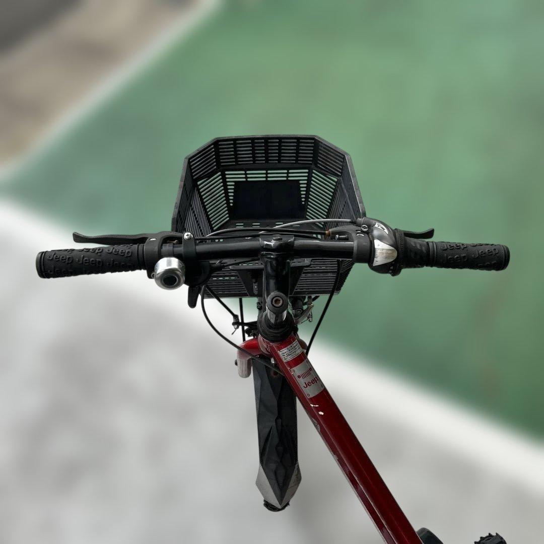 Jeep ジュニアバイク 赤24インチ