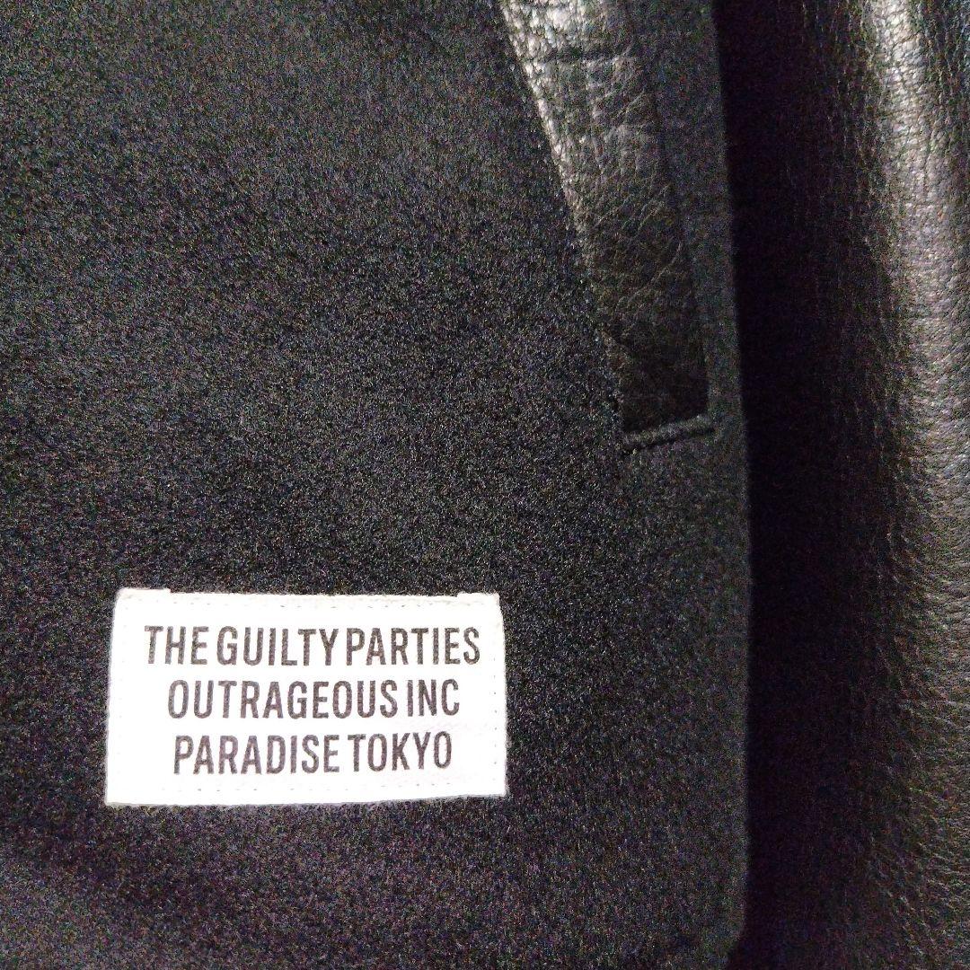 【新品同様】ワコマリア スタジャン 23FW レザー WACKOMARIA