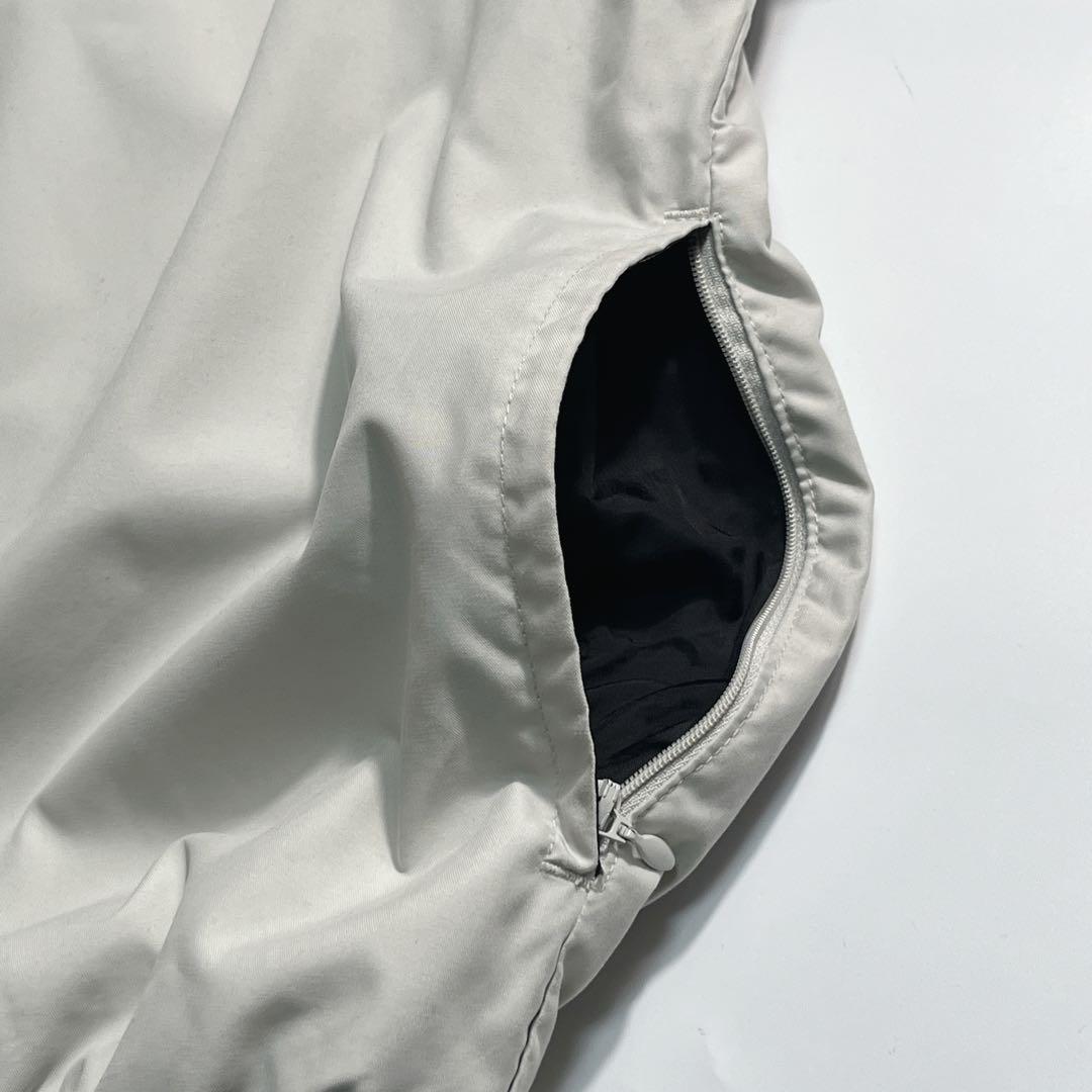 90s ナイキゴルフ ナイロンプルオーバー ピステ XL オフホワイト 7700