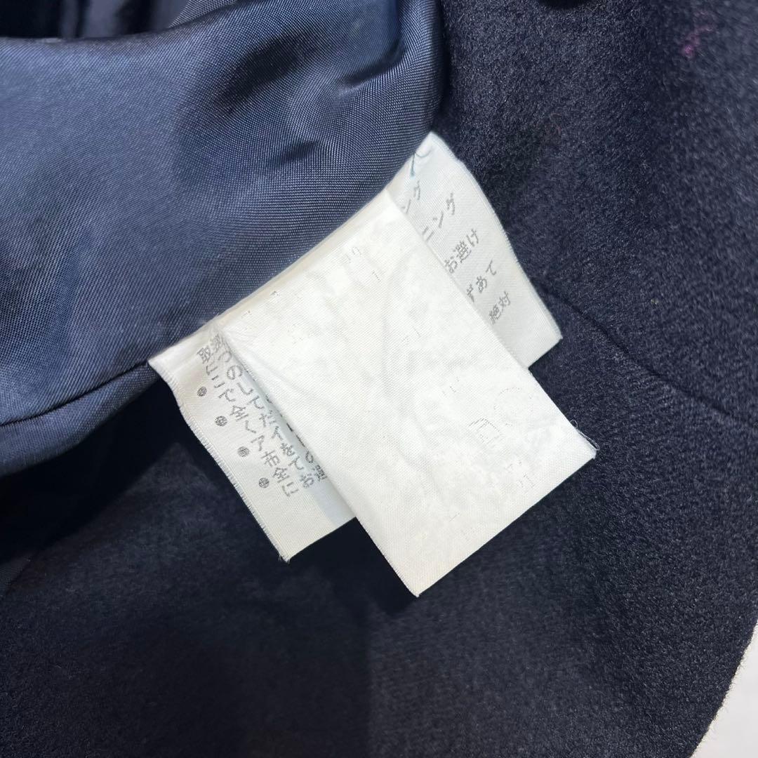 希少 90年製 トリコ コムデギャルソン 上質 ウール ステッチ ピーコート