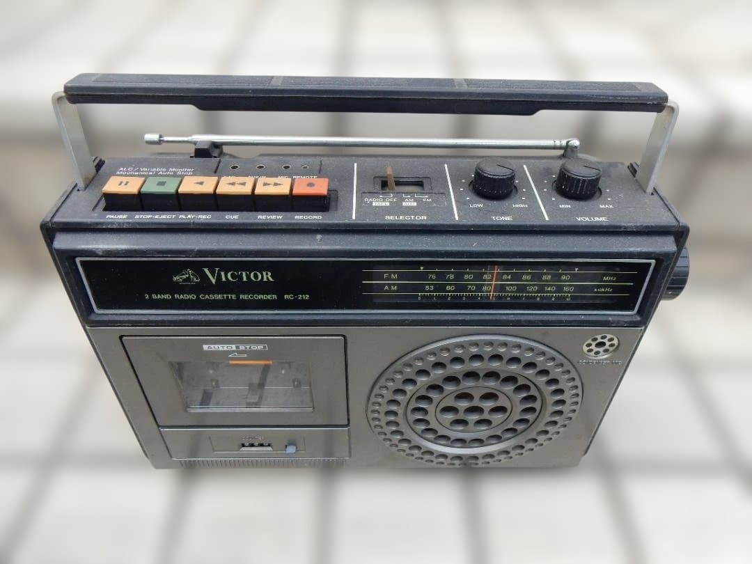 昭和レトロ ラジカセ３台ジャンク、RT-560 KR-2500 RC-212