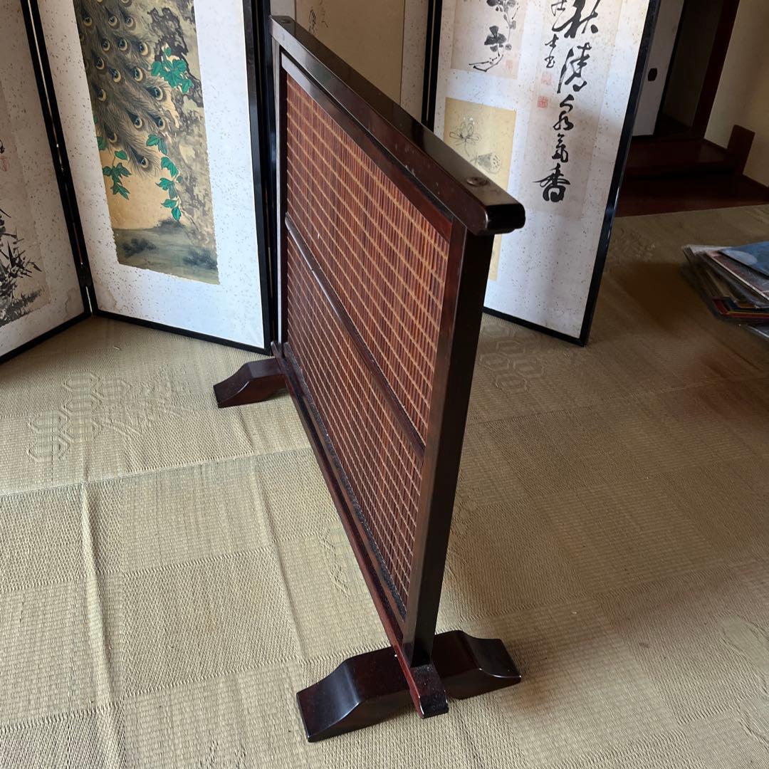 美品 衝立 パーテーション アンティーク