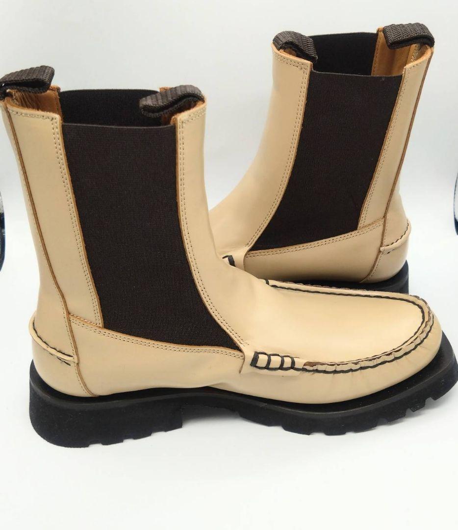 新品HEREU ヘリュー ALDA SPORT モカシン チェルシーブーツ 38