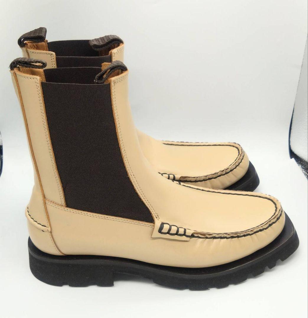 新品HEREU ヘリュー ALDA SPORT モカシン チェルシーブーツ 38