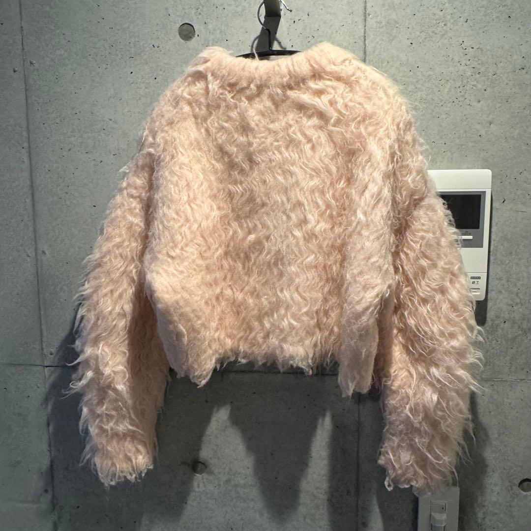 【美品】CLANE / シャギーショートニットカーディガン