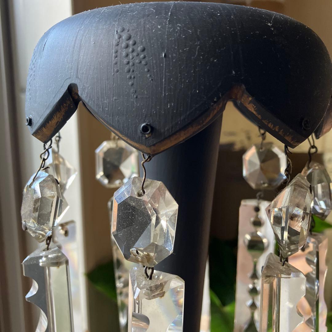 フランスアンティーク　クリスタル　オブジェ　キャッチー