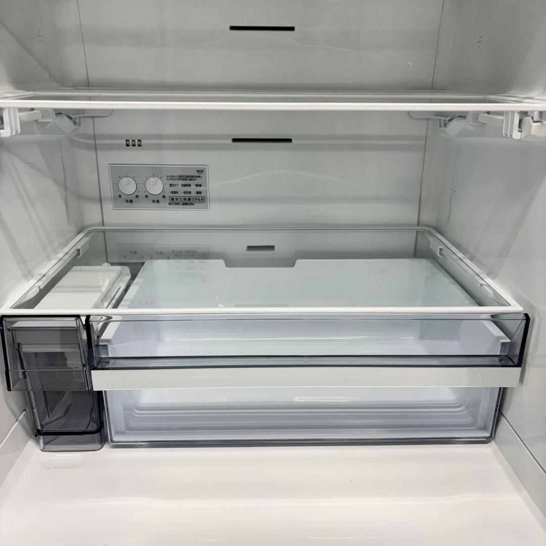 540東芝2024年製 大型冷蔵庫 ガラス割れあり 完動品　300L強　自動製氷