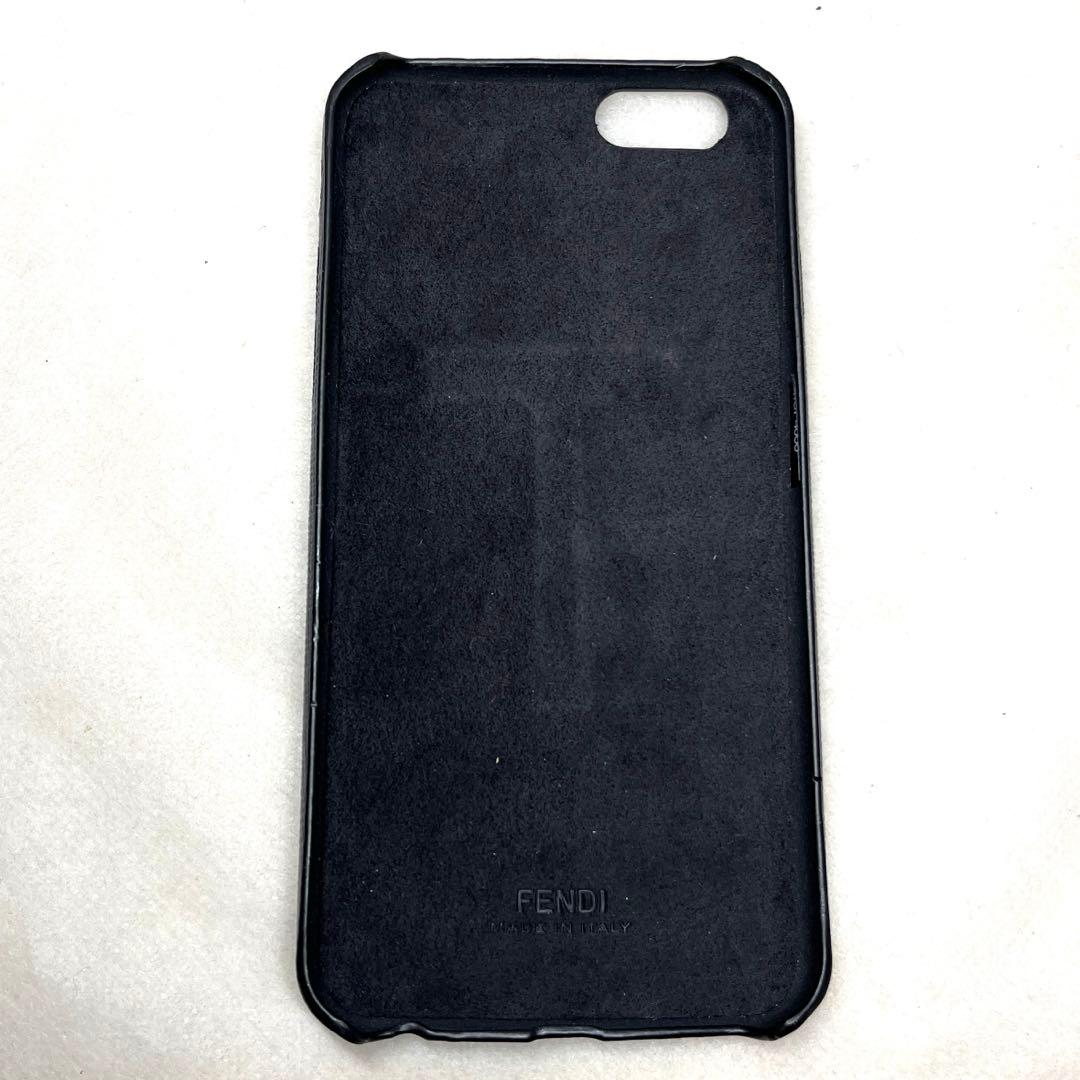 【正規品】FENDI ブルーファー イニシャル文字 スマホケース iPhone8