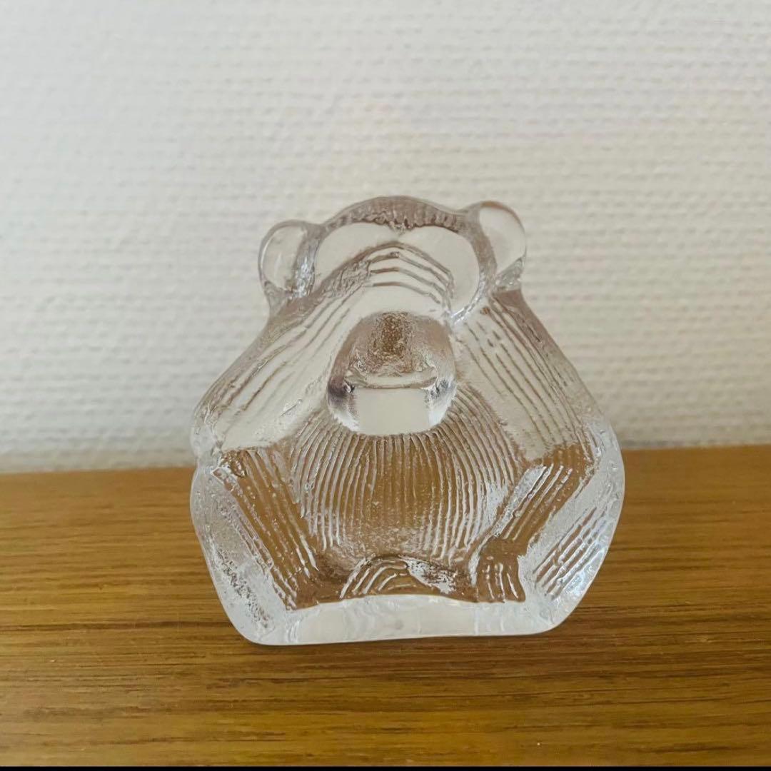 ✳︎ Krona✳︎ リサラーソン　見猿　ガラス