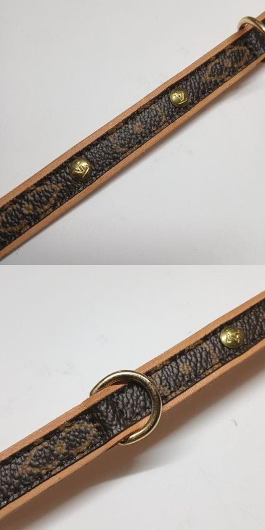 美品 ルイヴィトン 首輪 カラー 小型犬 M58072 コリエバクスターPM①