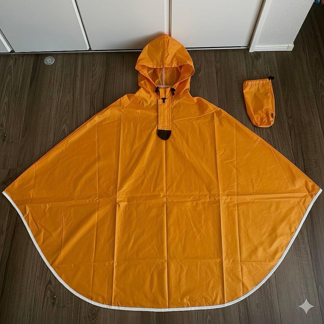 美品★rin project リンプロジェクト サイクル レインポンチョ 自転車