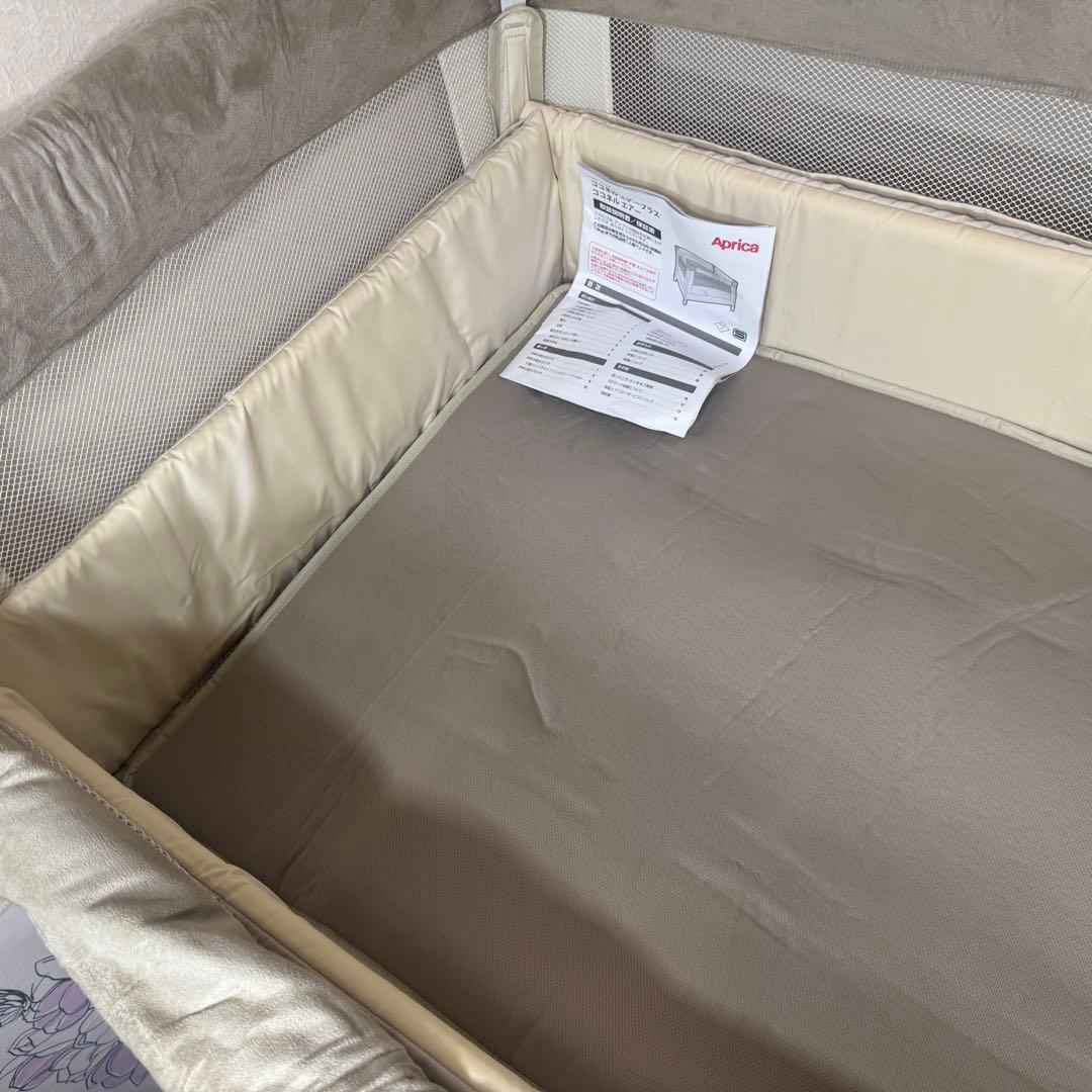 【美品】 Aprica ココネルエアープラス 最上位モデル ベビーベッド