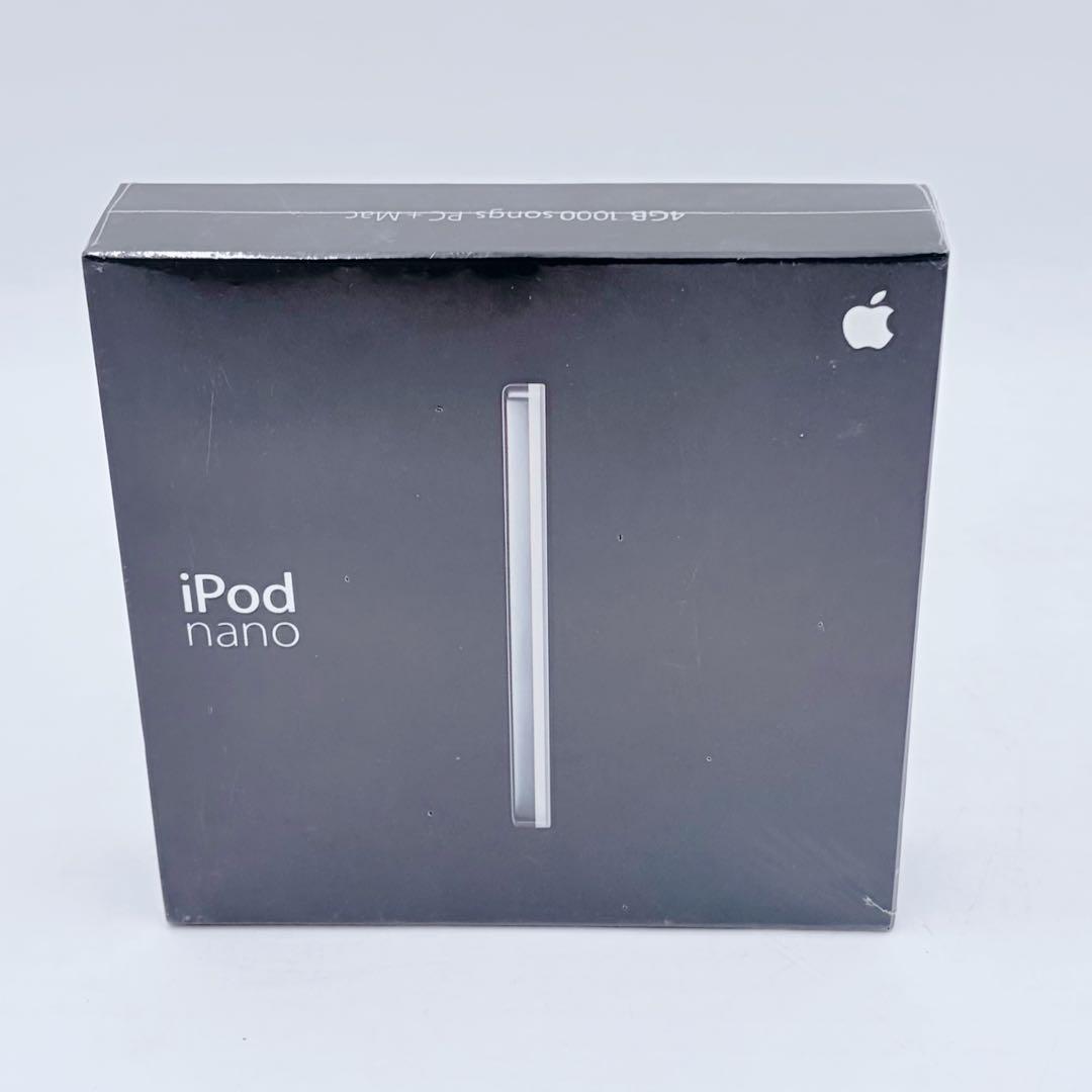 未開封 Apple iPod nano 4GB MA005J/A シュリンク付き