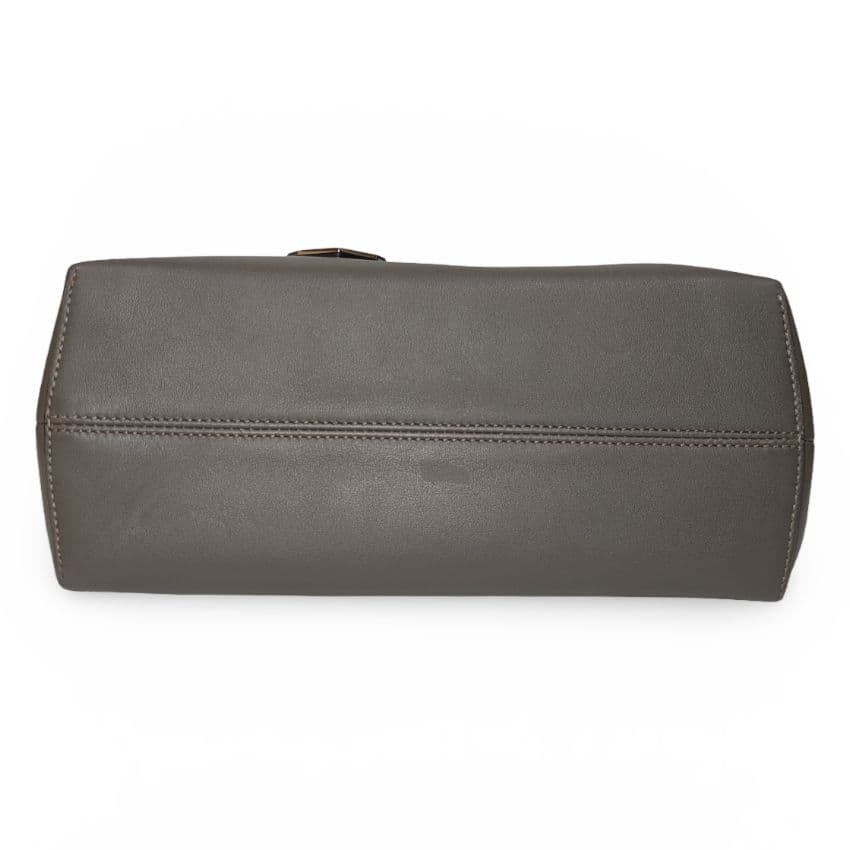 【極美品】FENDI バイザウェイミディアム　グレー ショルダーバッグ