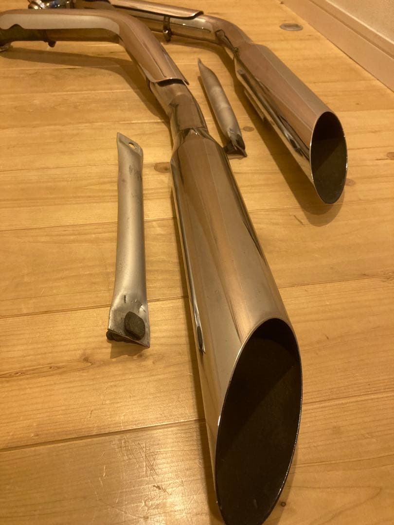 ソフテイルEVO・TC88 スラッシュカットマフラー