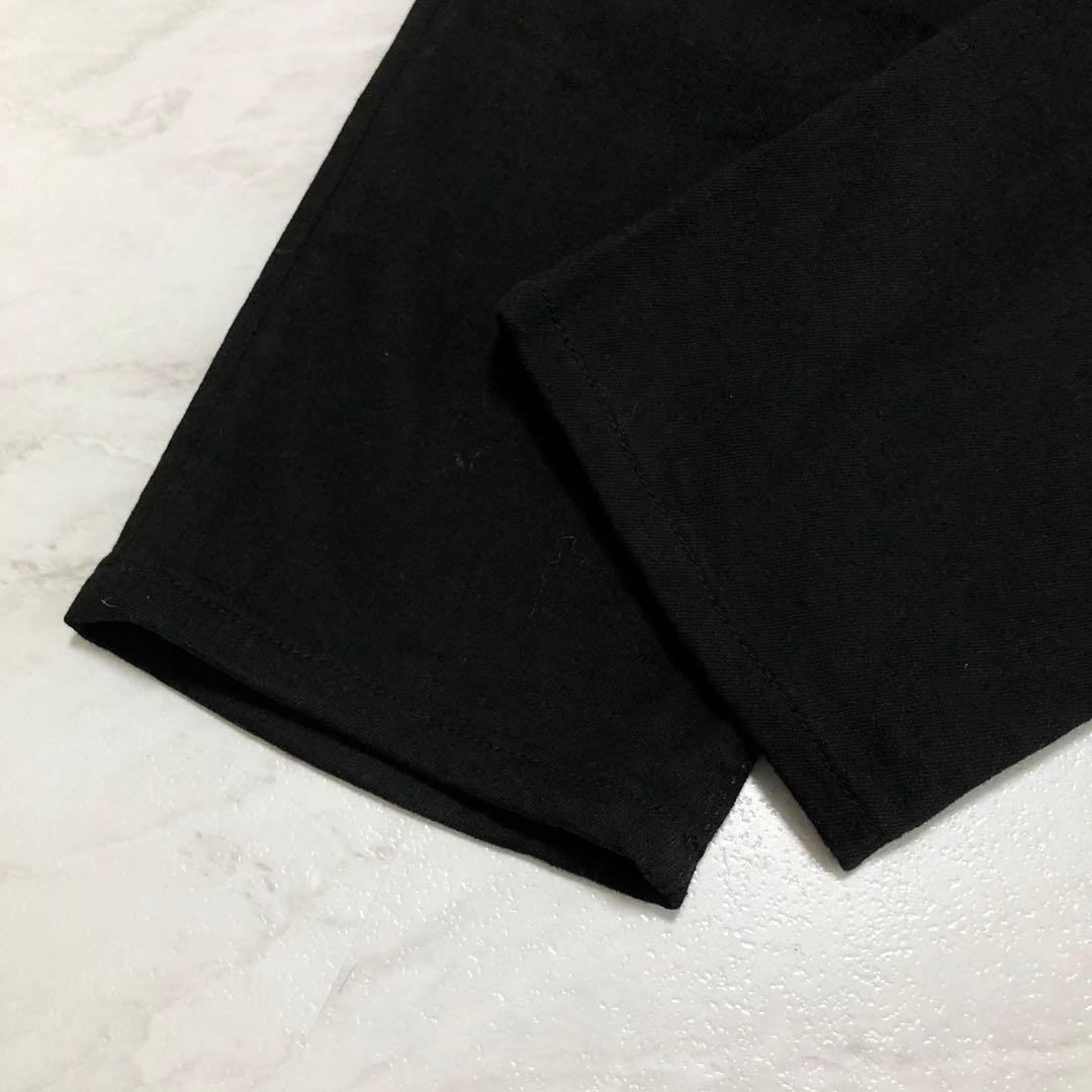 【美品 50】DSQUARED2 デニム skater jean オールブラック