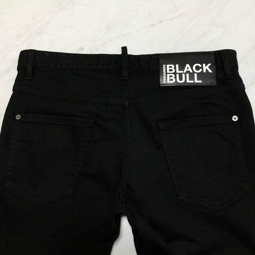 【美品 50】DSQUARED2 デニム skater jean オールブラック