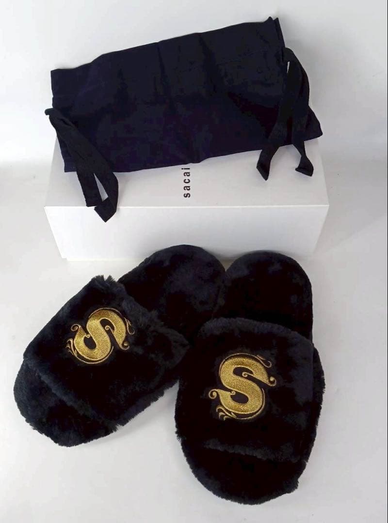 未使用✨ sacai HOTEL SLIPPERS 21-05625 ブラック