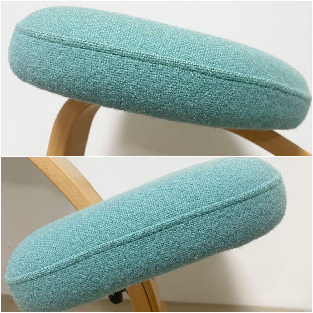 ★美品★ バランスイージー　姿勢矯正バランスチェア　ライトグリーン　リボ社