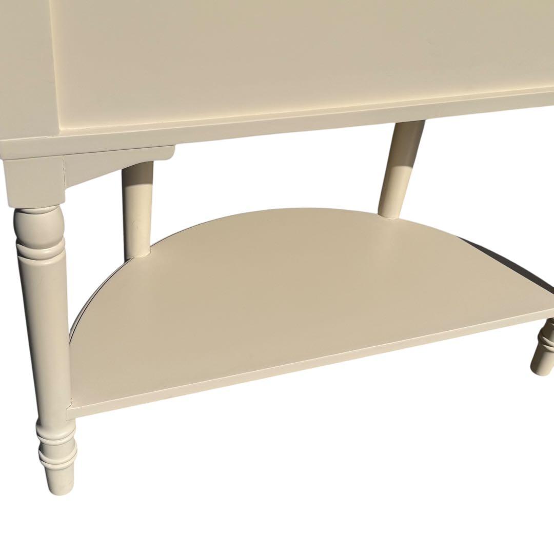 KZ008 LAURA ASHLEY  ハーフムーン コンソールテーブル