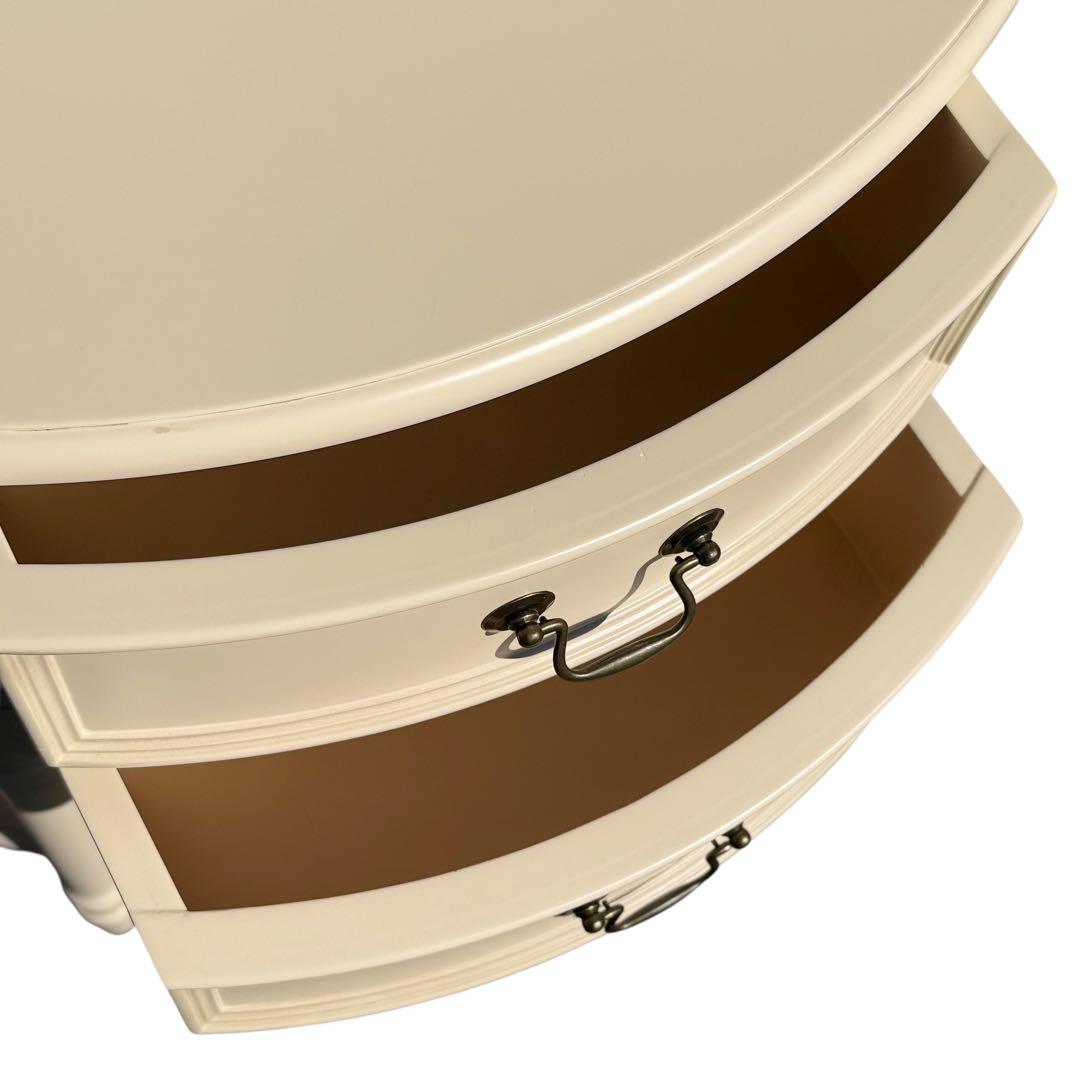 KZ008 LAURA ASHLEY  ハーフムーン コンソールテーブル