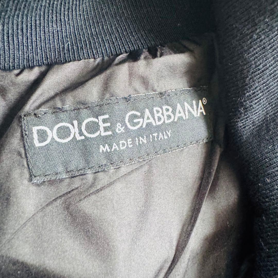 美品　ドルチェ&ガッパダーナ　メタルプレートロゴ　ナイロンジャケット　46