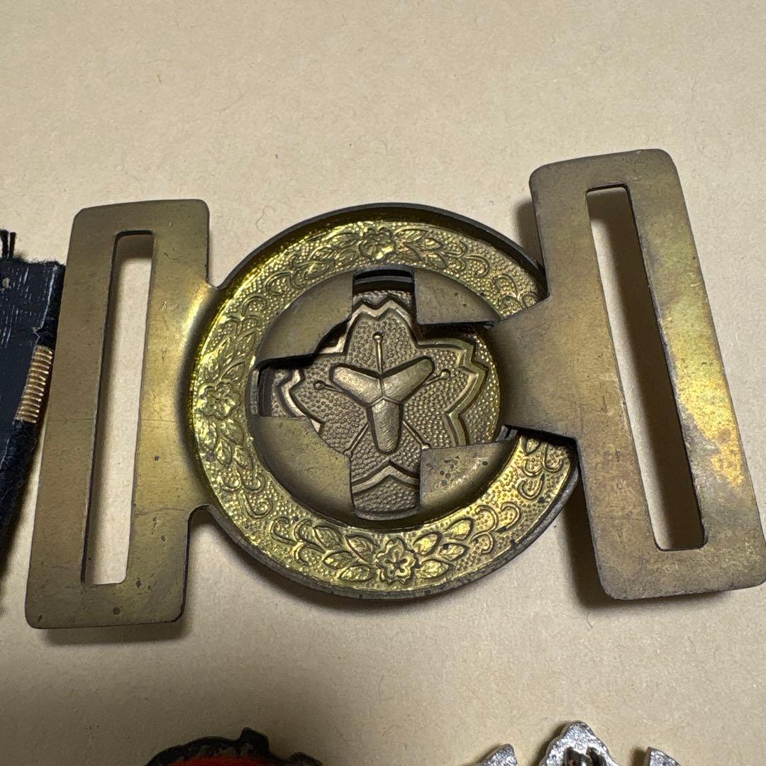 消防団 バッジ ベルト金具 ボタン