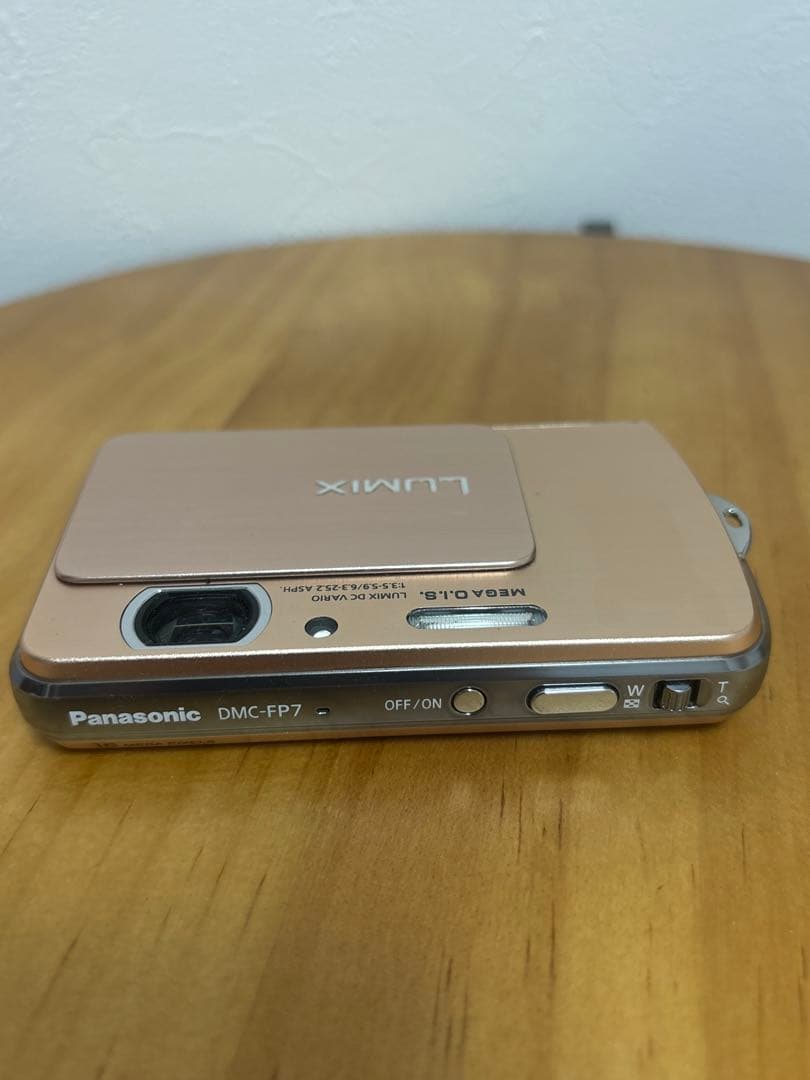 【美品】Panasonic LUMIX DMC-FP7 ゴールド動作品
