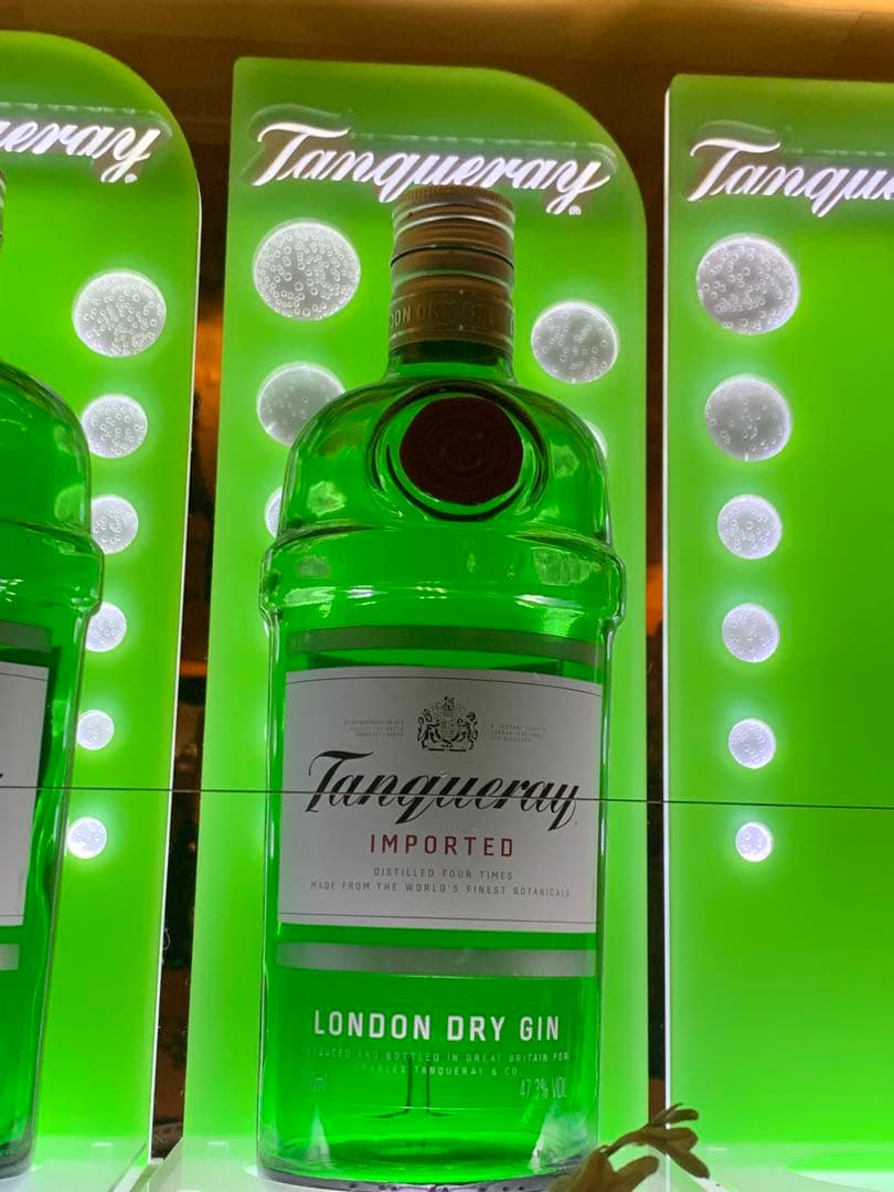 タンカレー　ボトルディスプレイ　中古