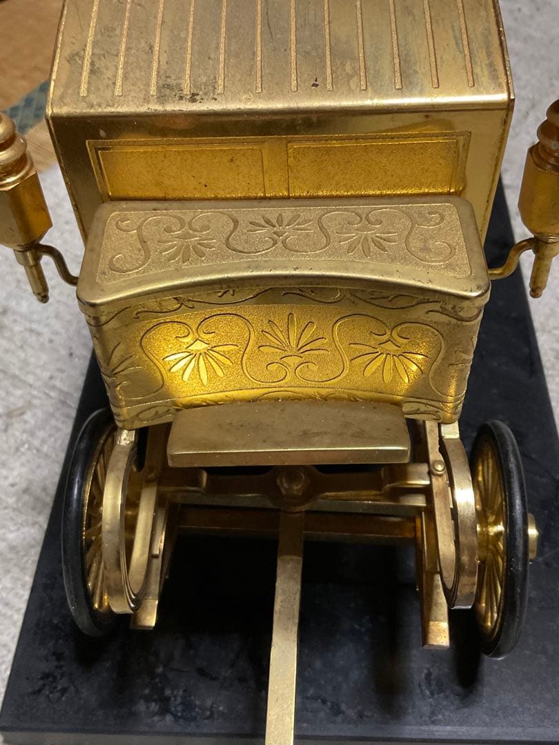 天皇陛下即位記念幌馬車／ダイキャスト製品・24k GP。【現状出品　稼働します】