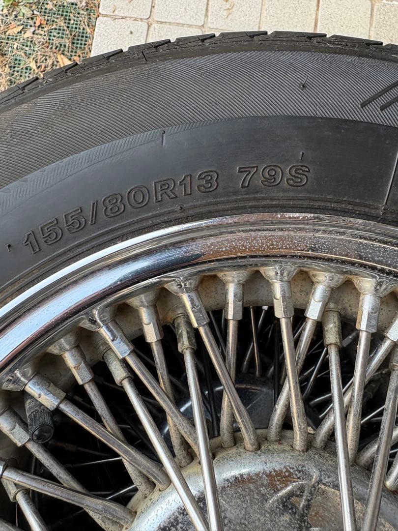 希少13インチ PCD100 4Hワイヤーホイールセット　ビュートマーチ他