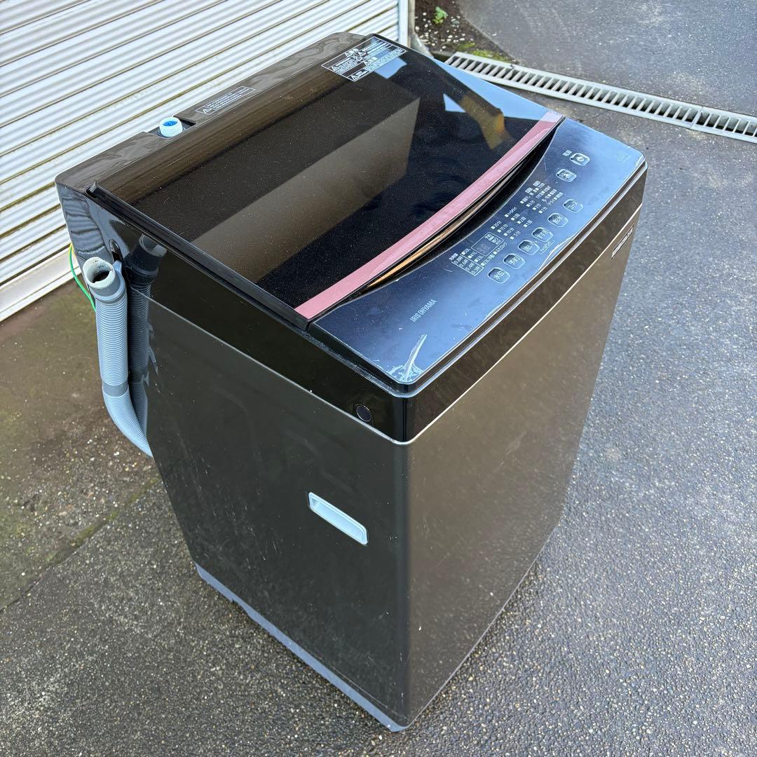 値下げ‼️【東京23区設置無料‼️】アイリスオーヤマ洗濯機6キロ✨2021年製✨黒