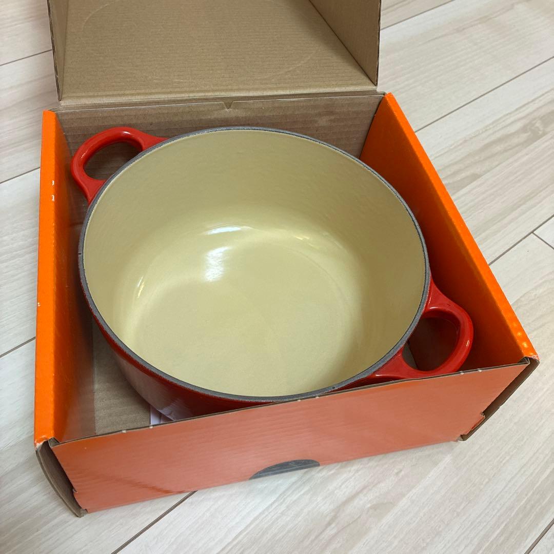 ル・クルーゼ 両手鍋 20cm 赤