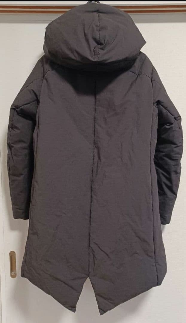 【美品】ATTACHMENT ダウンコート セミロング S ブラック