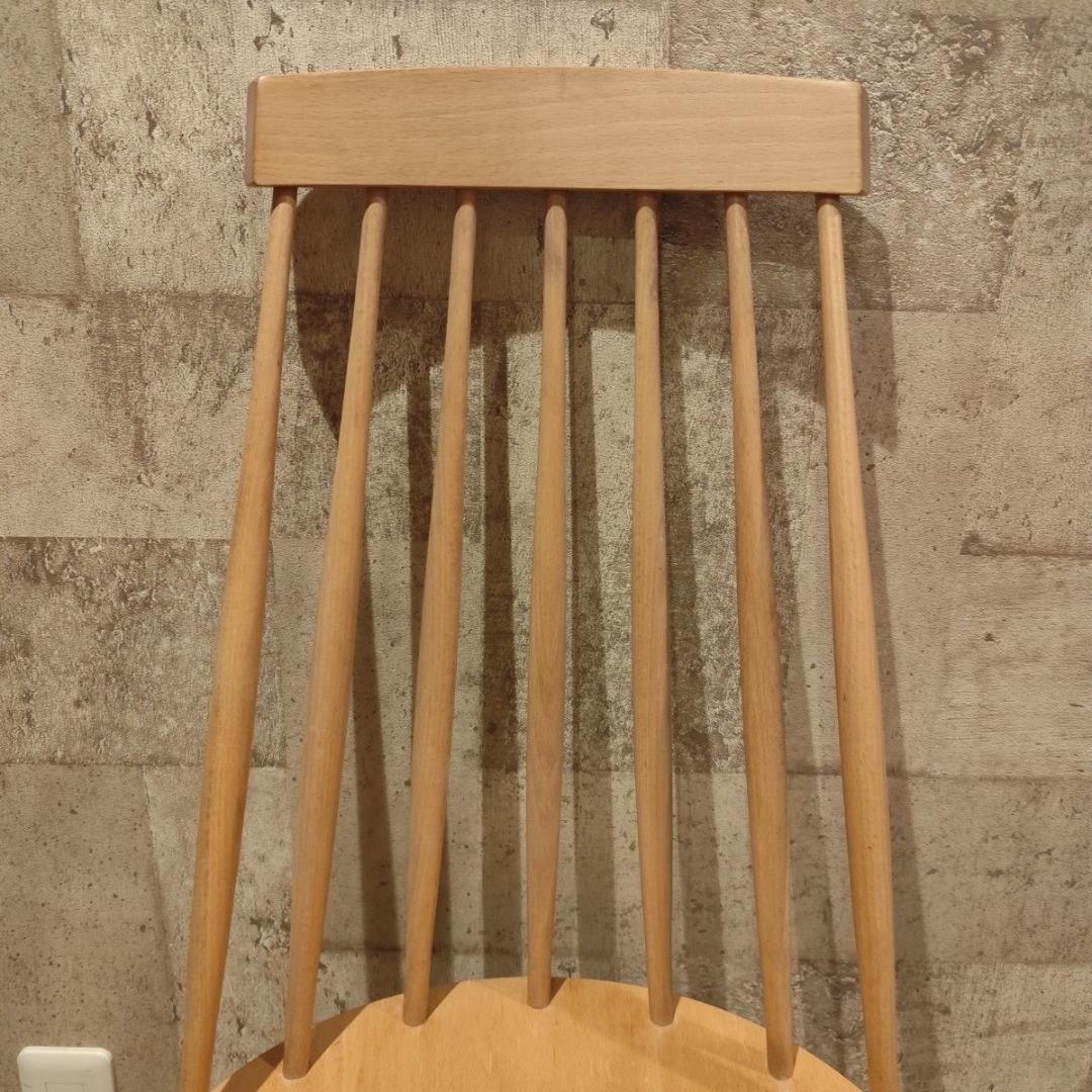 ② unico KOTONA ウィンザーチェア ハイバック コムバック 1脚