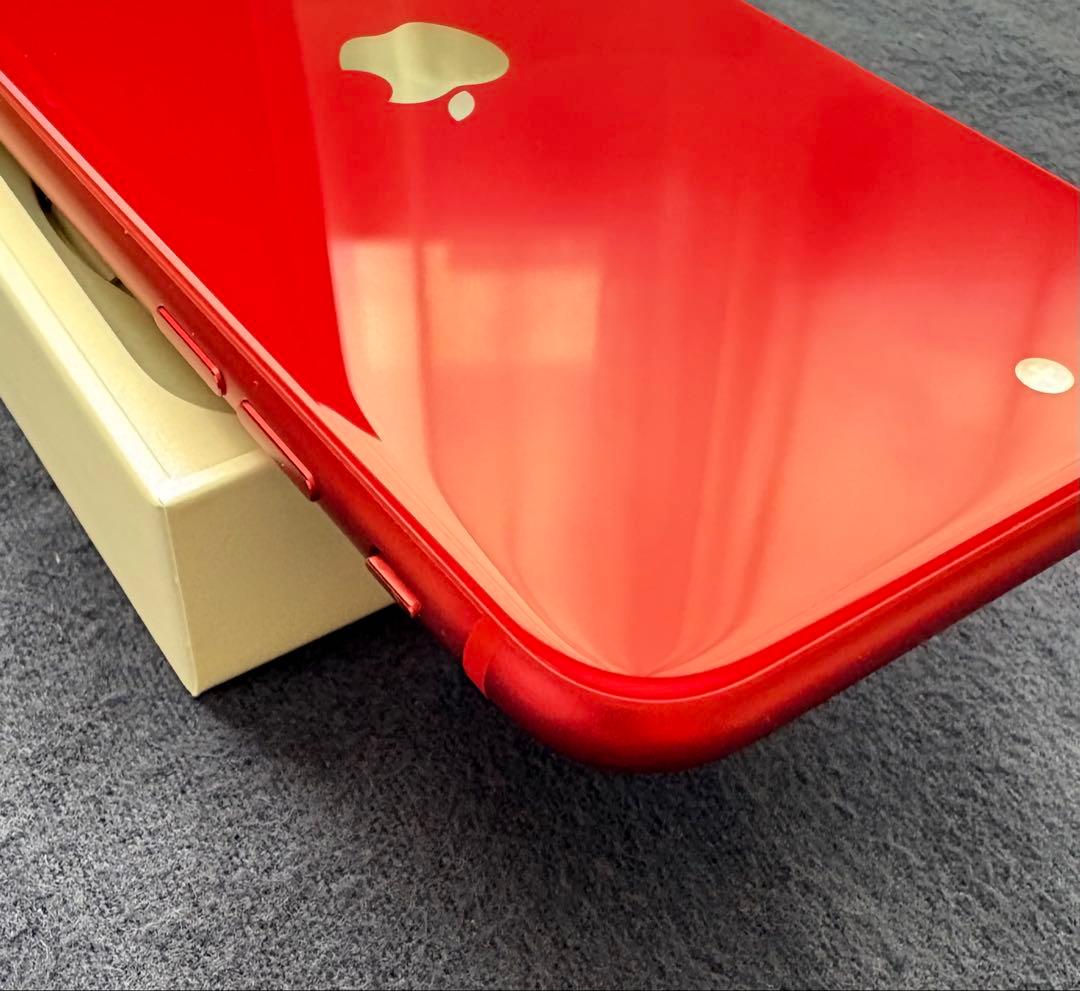 iPhone SE2 第2世代 レッド 64GB純正電池90% 箱イヤホン他付属