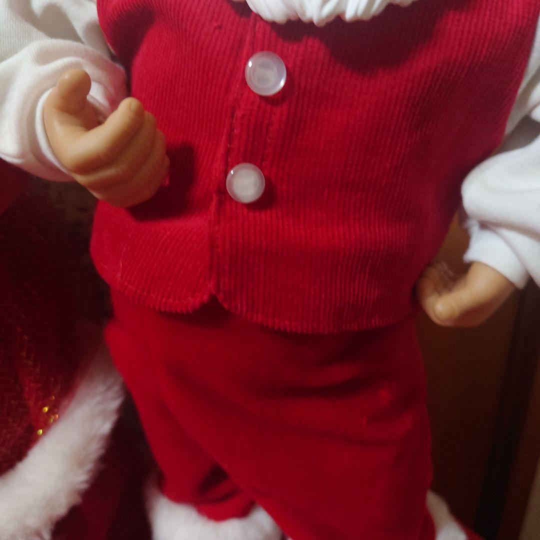 クリスマス！ダンシング、ミュージック！サンタ&サンタ夫人ドールセット！