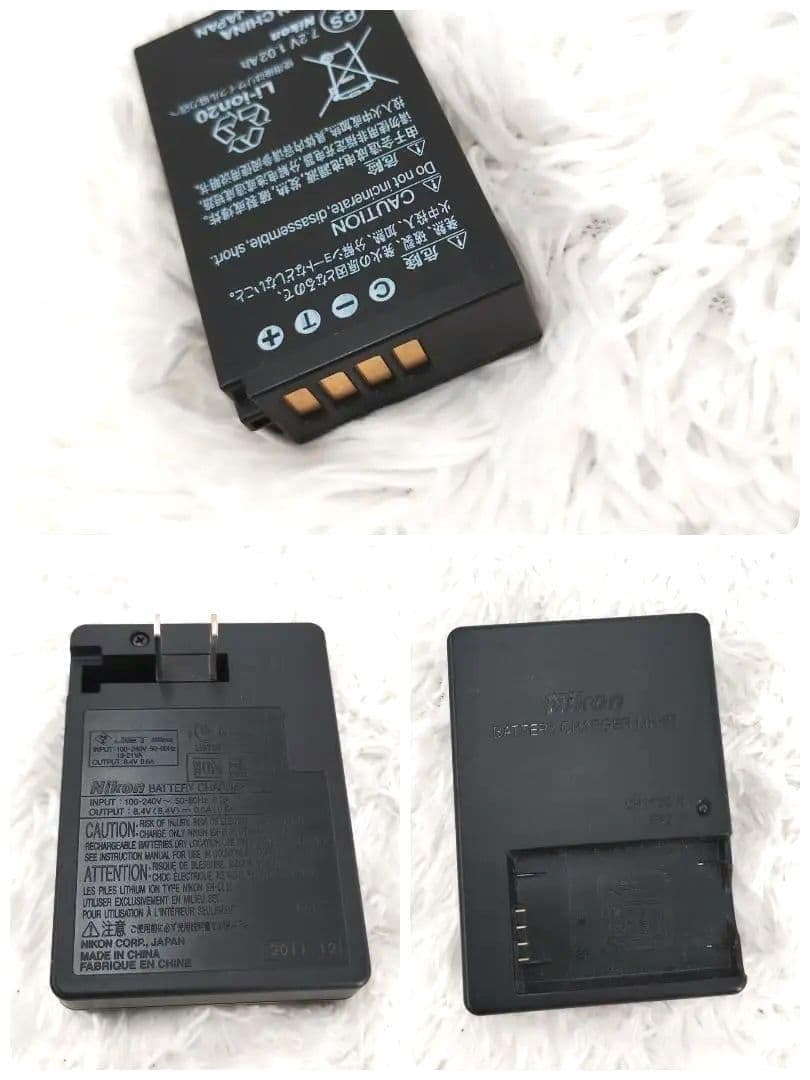 Nikon 1 J1 ピンク ✨️ バッテリー　充電器　箱　ストラップ