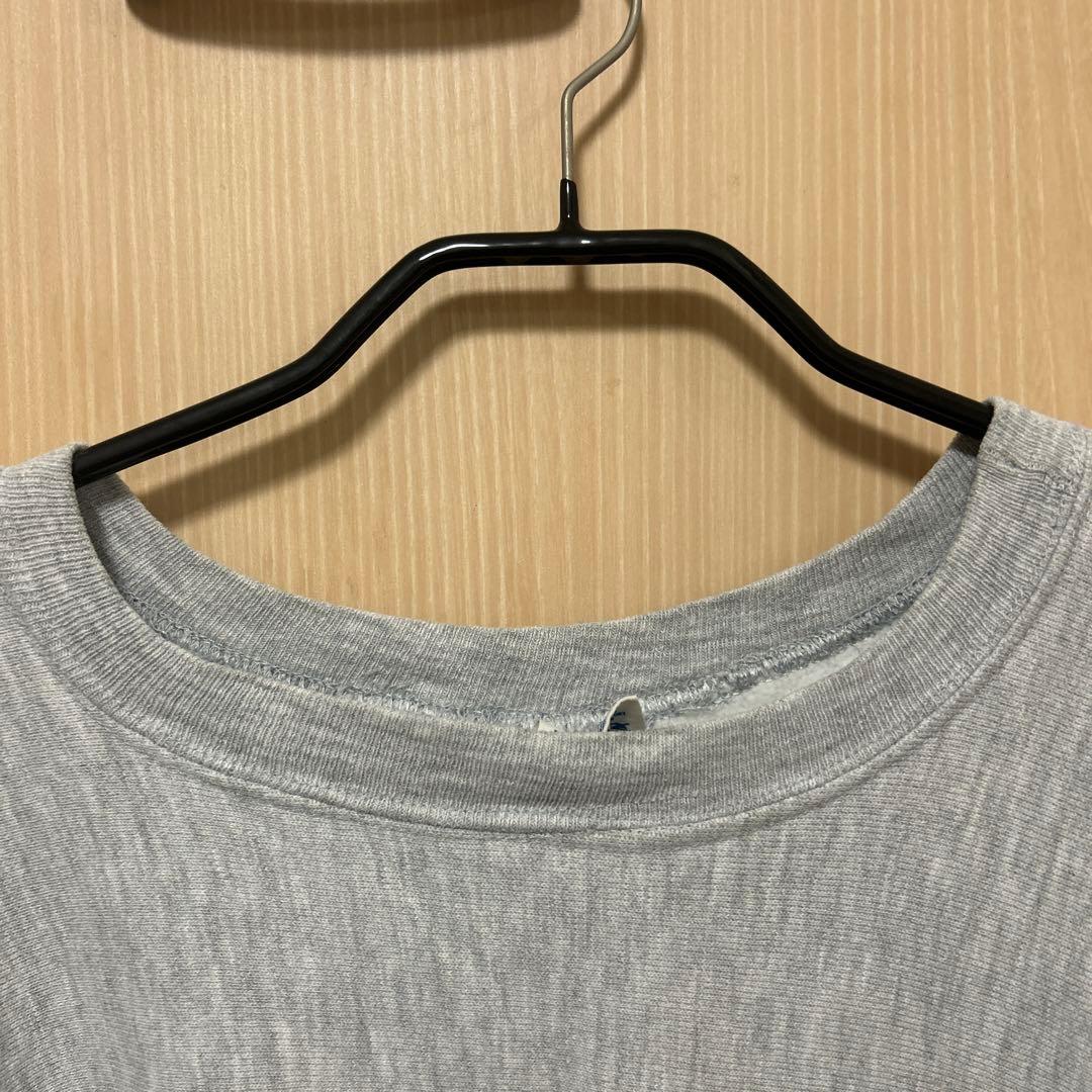 80s チャンピオン　リバースウィーブ　トリコ　USA製　グレー Mサイズ