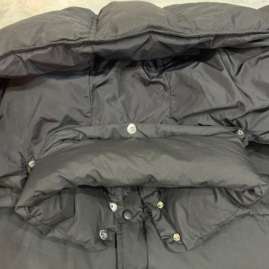 【定価50000】ベンチコートロング　ダウン80% 男女兼用 Ｍブラック