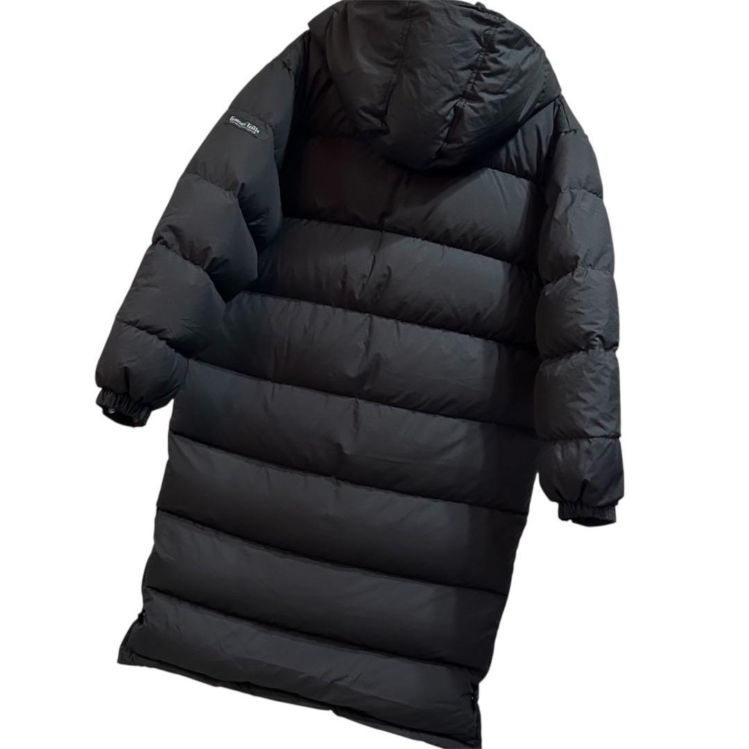 【定価50000】ベンチコートロング　ダウン80% 男女兼用 Ｍブラック