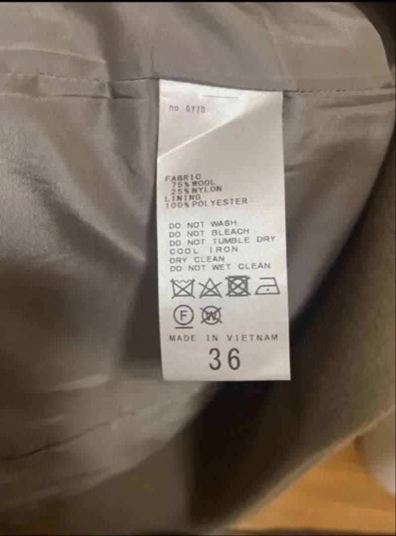 Spick&Span MANTECO ブラウンコート