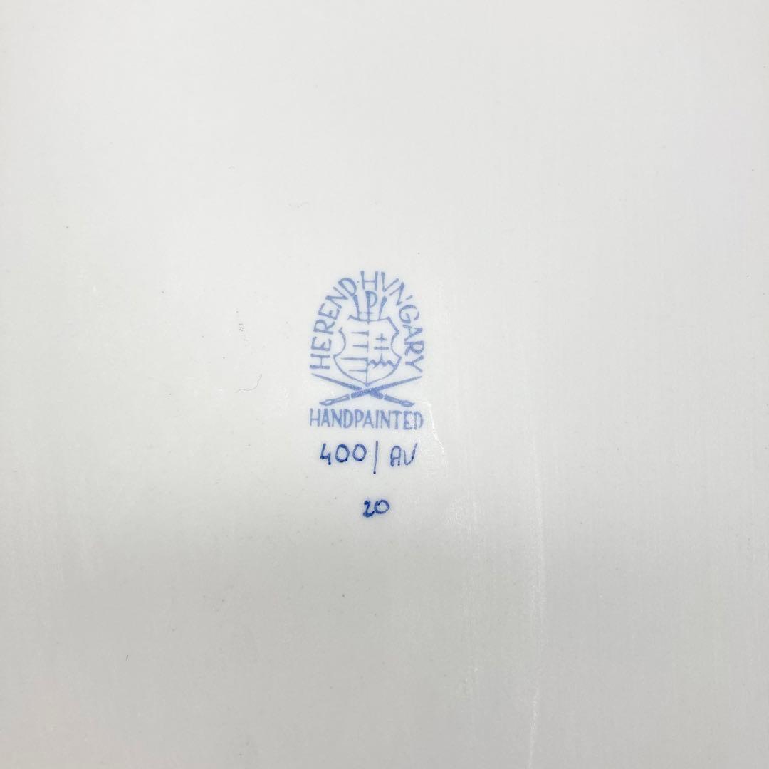 美品 ヘレンド パーティートレイ アポニーグリーン プレート