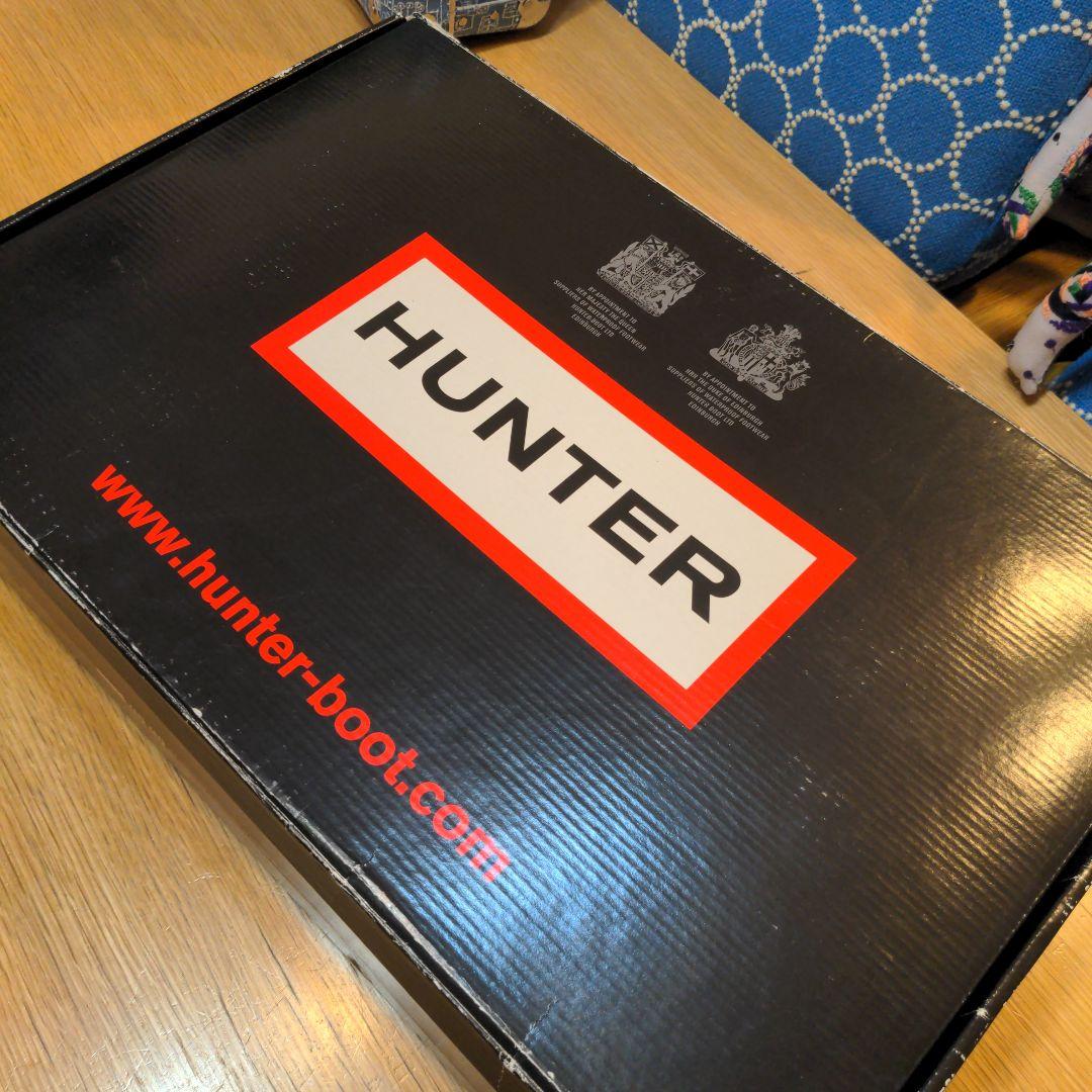 【極美品】HUNTER レインブーツ　uk6 24.5cm〜25cm