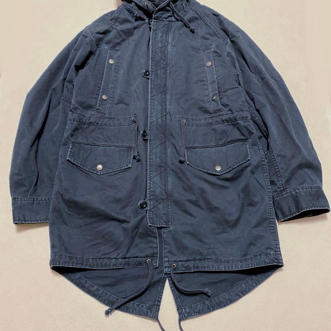 ⭐️NUMBER (N)INE モッズコート　ライナー取り外し可能　黒＊486