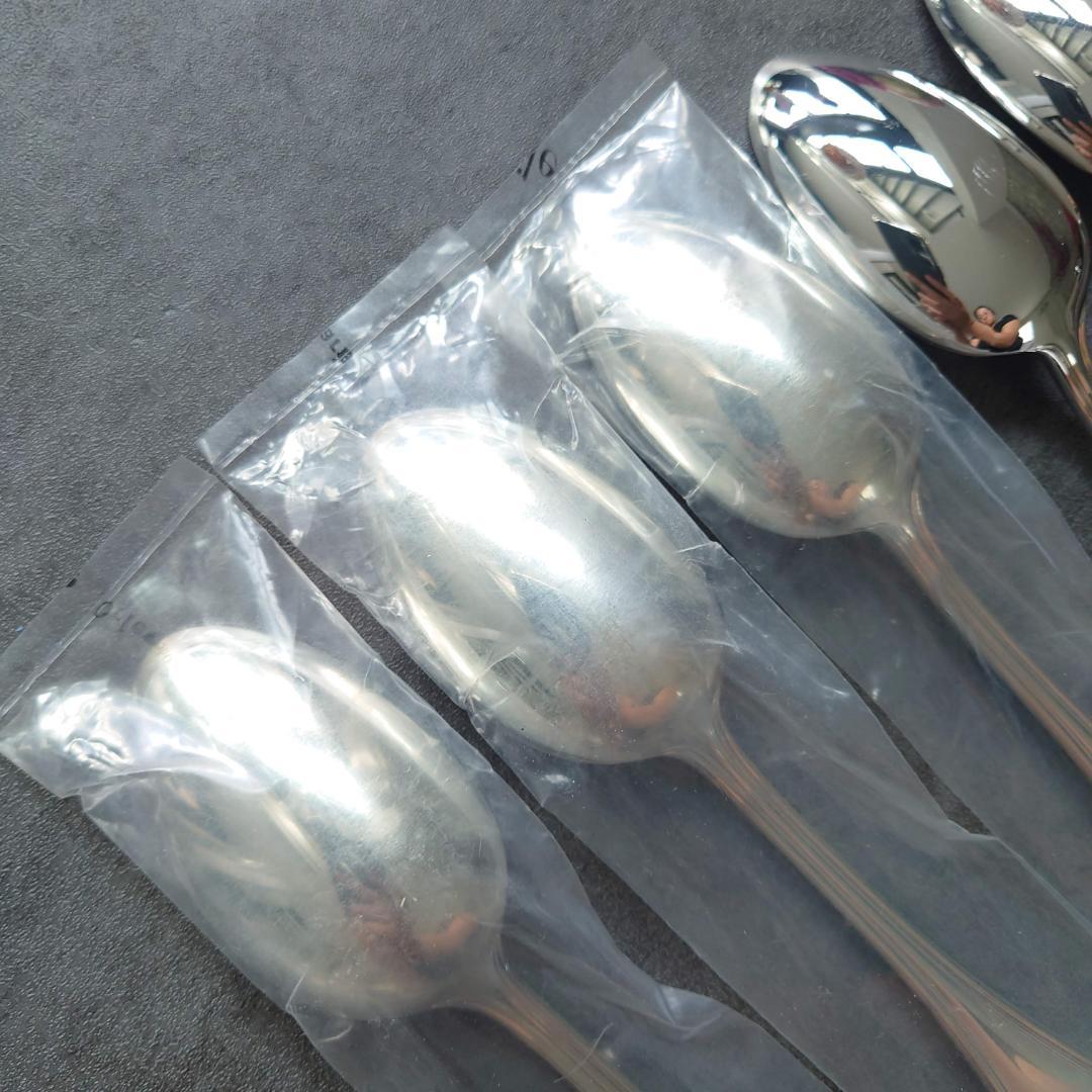 希少 美品 クリストフル アルビ デザートスプーン 未開封含む 6点