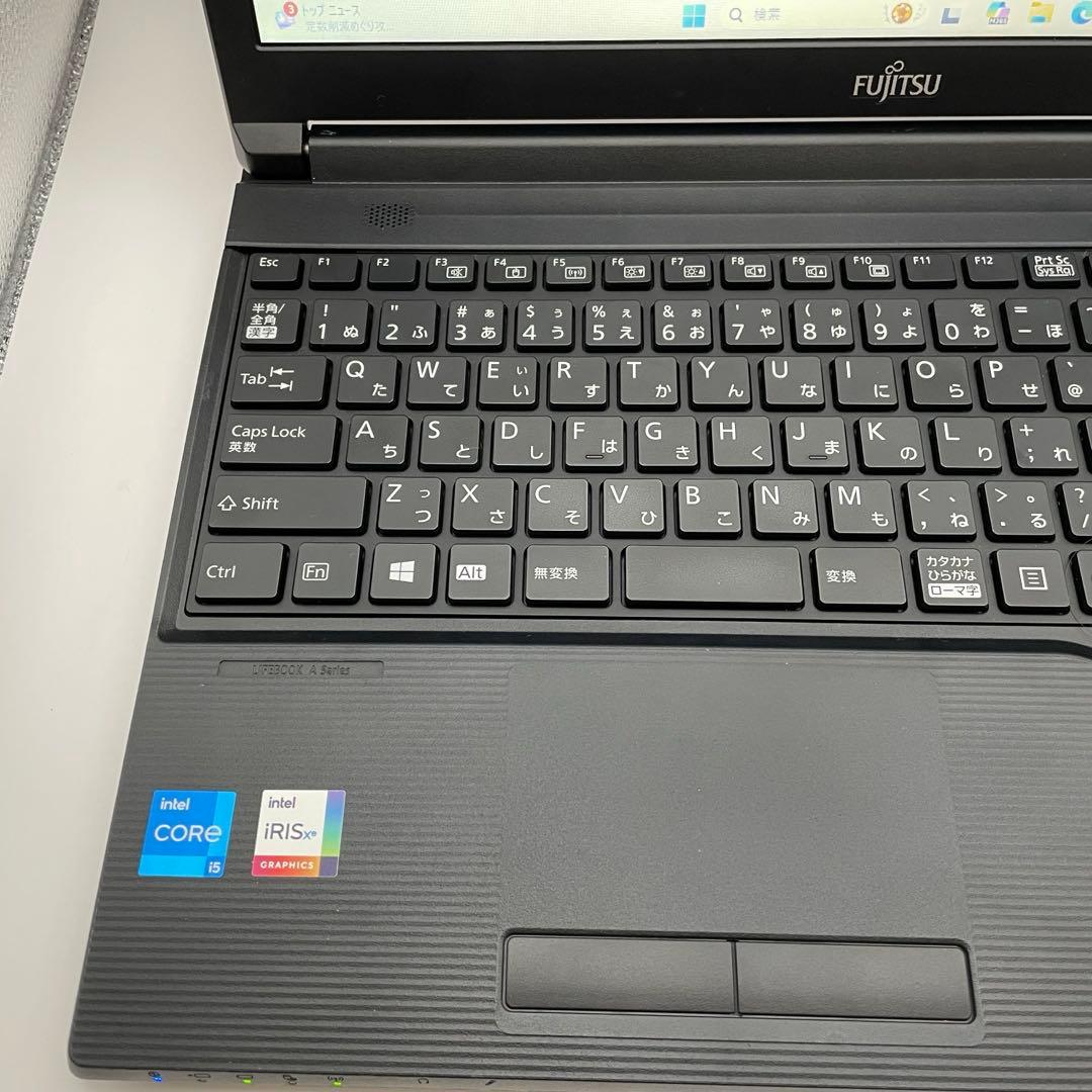 ノートPC/黒/i5/20GB/256GB/Office2024/FUJITSU